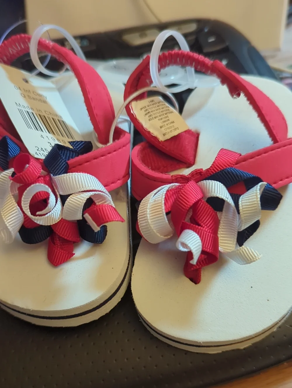 Nwt Infant Girls Lot Of Cute Sandals Sz 3-6mos Retails 12.99 Each